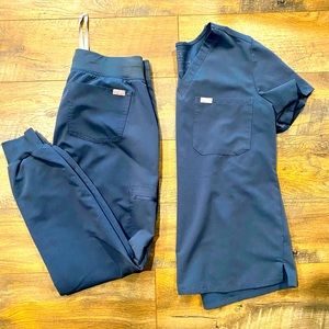 Figs Limited Edition Dark Harbor Scrub Set - Women’s Small